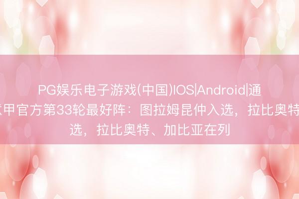 PG娱乐电子游戏(中国)IOS|Android|通用APP下载 意甲官方第33轮最好阵：图拉姆昆仲入选，拉比奥特、加比亚在列