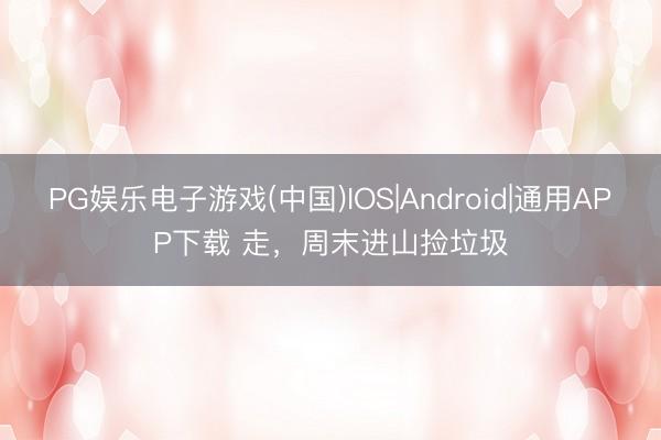 PG娱乐电子游戏(中国)IOS|Android|通用APP下载 走，周末进山捡垃圾