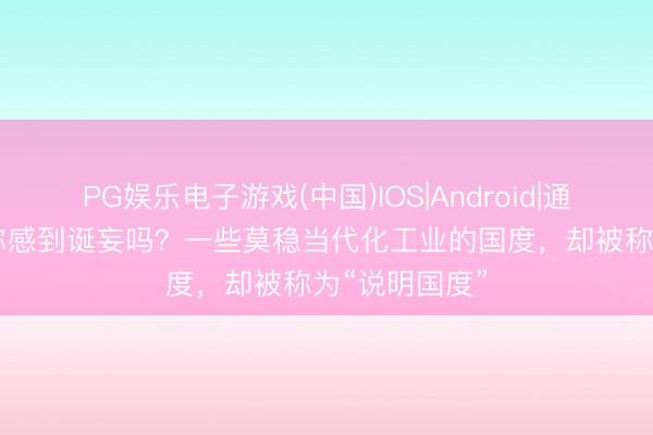 PG娱乐电子游戏(中国)IOS|Android|通用APP下载 你感到诞妄吗？一些莫稳当代化工业的国度，却被称为“说明国度”