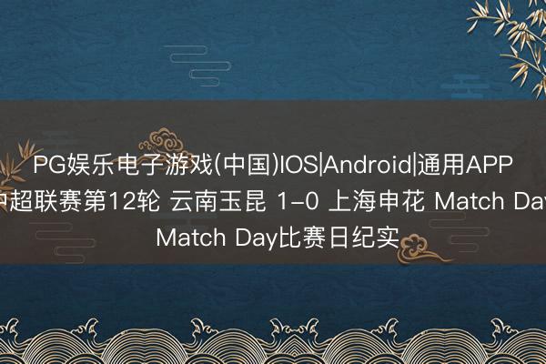 PG娱乐电子游戏(中国)IOS|Android|通用APP下载 2026中超联赛第12轮 云南玉昆 1-0 上海申花 Match Day比赛日纪实
