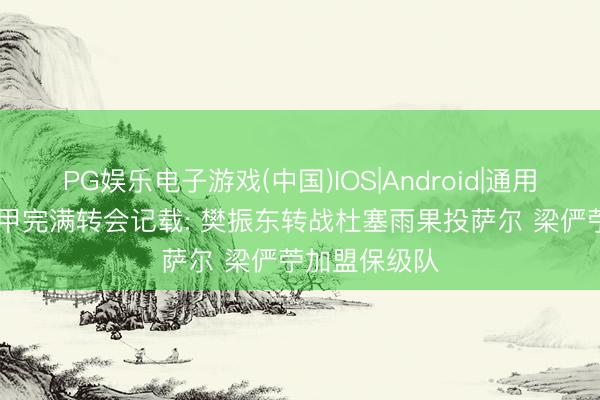 PG娱乐电子游戏(中国)IOS|Android|通用APP下载 德甲完满转会记载: 樊振东转战杜塞雨果投萨尔 梁俨苧加盟保级队